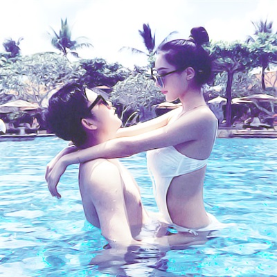 意境可爱真人图片 2021夏日系列情侣头像