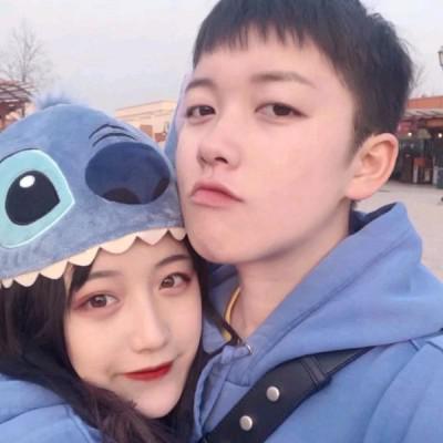 唯美秀恩爱情头图片 情侣头像浪漫甜蜜一对两张