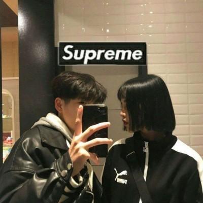 超唯美超甜的情头 情侣头像甜蜜接吻一对两张