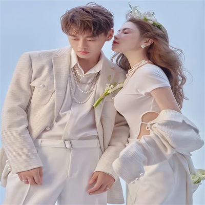 婚纱照情头图片 情侣头像婚纱系列一对真人