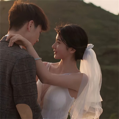 婚纱照情头图片 情侣头像婚纱系列一对真人