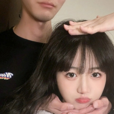 情侣头像女生露脸男生不露脸高清图片