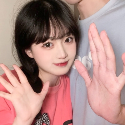 情侣头像女生露脸男生不露脸高清图片