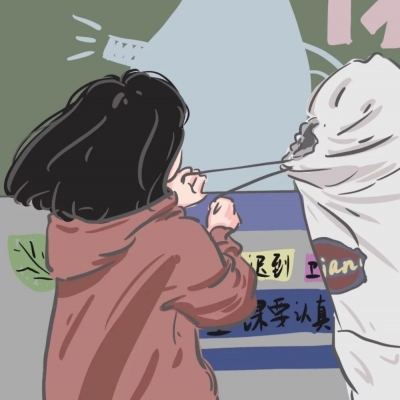 抓住夏季的小尾巴 动漫cp头像女左男右高清图片