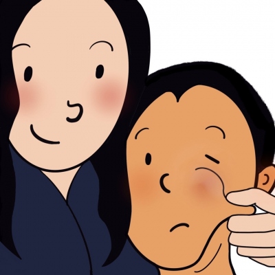 高清可爱的动漫情头双人分开图片 动漫超好看情头一人一半