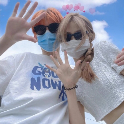 高清超甜的QQ情头左男右女真人图片 情头真人左男右女