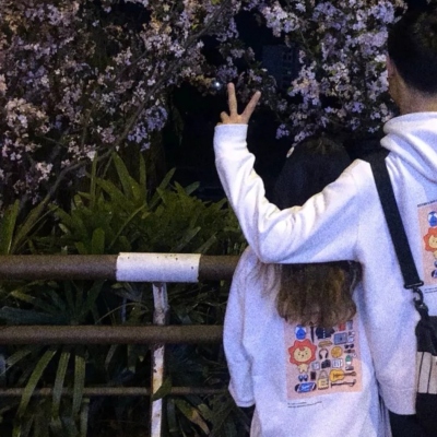 高清超甜不露脸的情侣头像背影图片 背影侧影情头不露脸