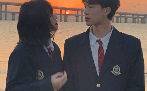 高清唯美的夕阳情侣头像真人图片 情头真人好看日落