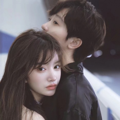 情头真人一男一女超甜高清唯美图片