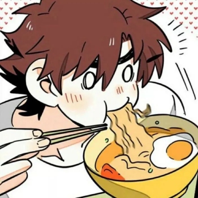 高清超火呆萌可爱的干饭情头动漫图片 微信干饭人情侣头像