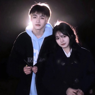 超清唯美意境情侣头像一对两张图片