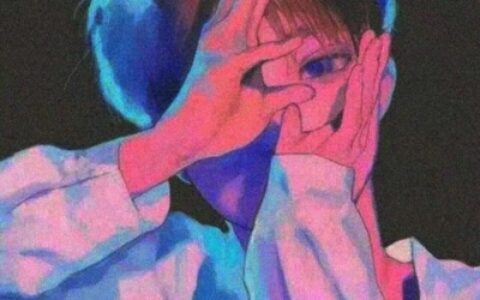 一男一女一人一眼动漫情头图片