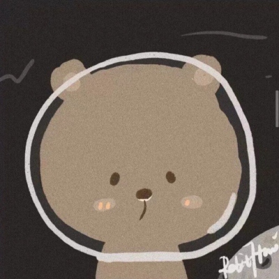高清可爱一个熊和一个兔子的情侣头像图片 小熊小兔左右情侣头像