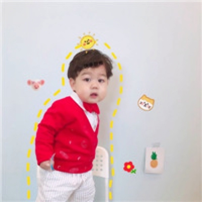 可爱高清的一左一右超萌真人小孩子情头图片 小孩头像情头左一右