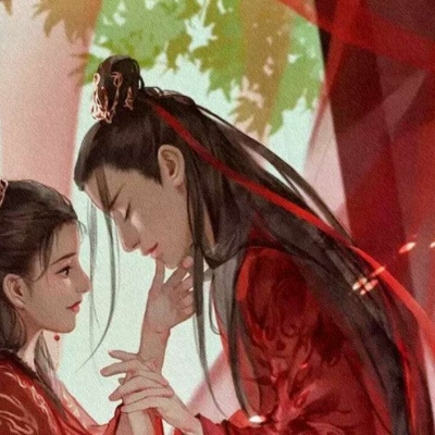 高清超甜古风宠溺情侣头像图片 古风动漫超甜一对两张情侣头像