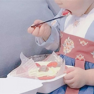 超萌可爱的头像情头丸子妹一左一右图片 丸子妹情头