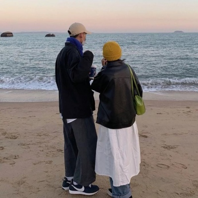 高清一对两张的情侣头像真人意境图片 真人意境情头