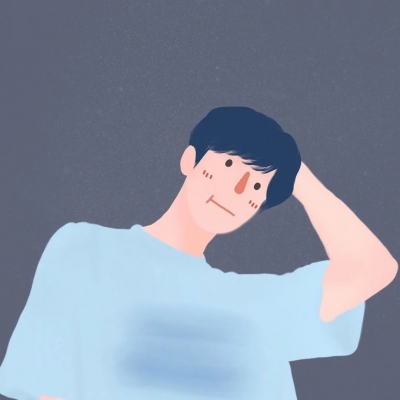 高清一男一女的手绘甜蜜美好情侣头像图片 手绘美好爱情情侣头像