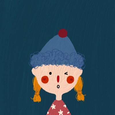 高清一男一女的手绘甜蜜美好情侣头像图片 手绘美好爱情情侣头像