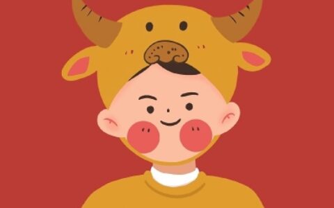 高清一男一女可爱喜庆的情头图片 喜庆情侣头像一左一右
