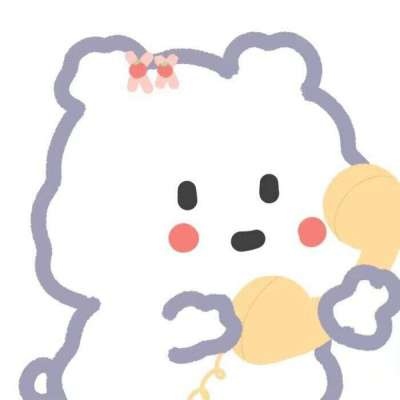 高清小熊小兔子超可爱的情头图片 情头小熊和小兔子一对