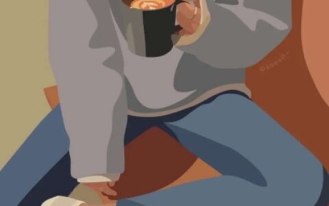 高清稳重成熟插画动画情侣头像图片 低调成熟大气情侣头像动漫