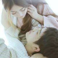 我想见你不远万里 qq头像情侣甜美一对两张双人