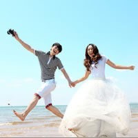 我想见你不远万里 qq头像情侣甜美一对两张双人