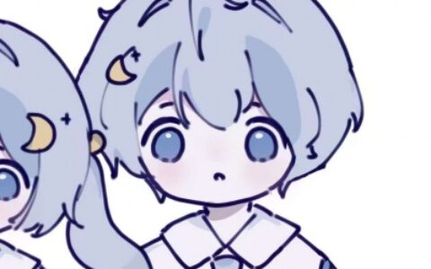 稀有漫画情头一左一右