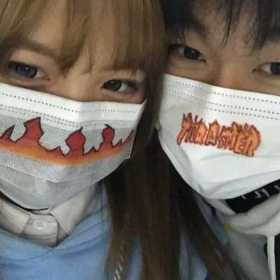 情侣头像2021最火一男一女双人图片