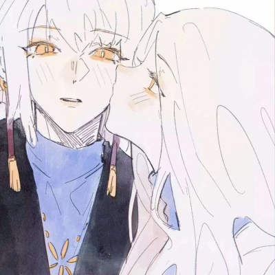 独一无二情侣头像男女动漫小红书