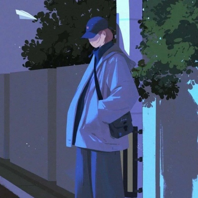 一男一女 2021年抖音最火情侣头像卡通