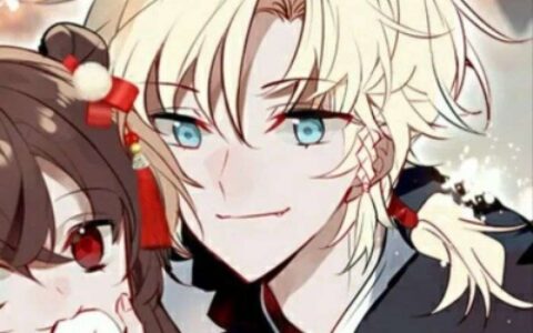 一男一女红红火火过年情侣头像 新年喜庆情侣头像图片