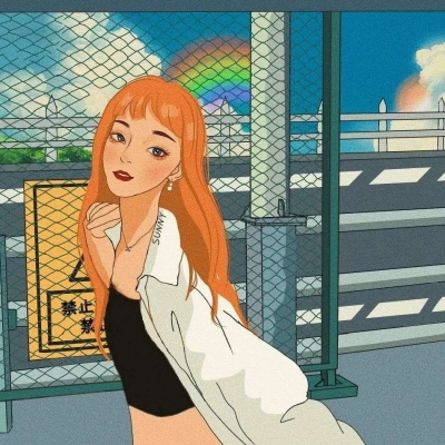 高清2021优质动漫情头图片 2021情头动漫一男一女可爱
