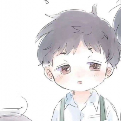 卡通情侣头像可爱萌一男一女高清图片