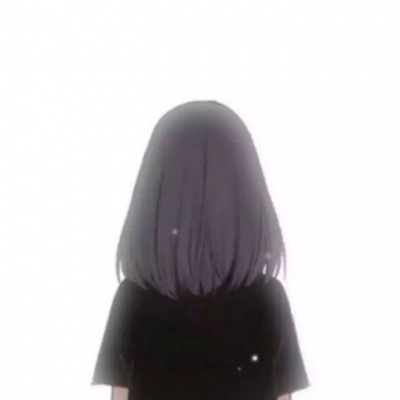 动漫情头一男一女可爱卡通高清图片