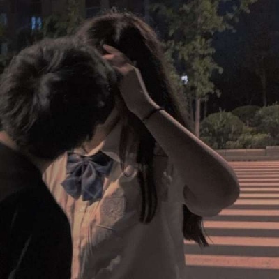微信高清小清新真人一对两张情侣头像图片