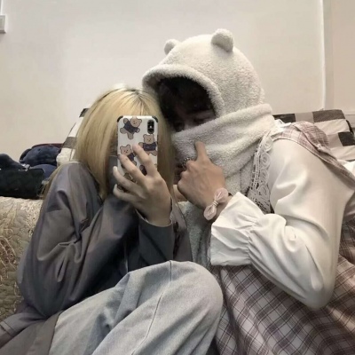 微信一对两张好玩真人情头图片