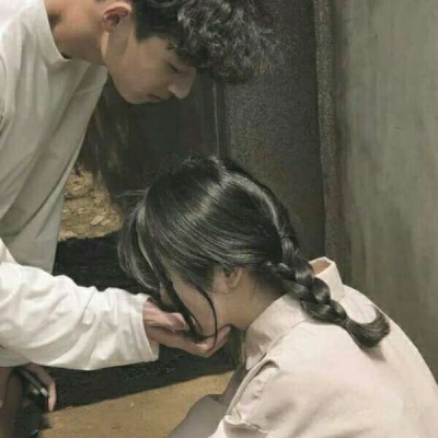 微信真人情头分开可爱图片