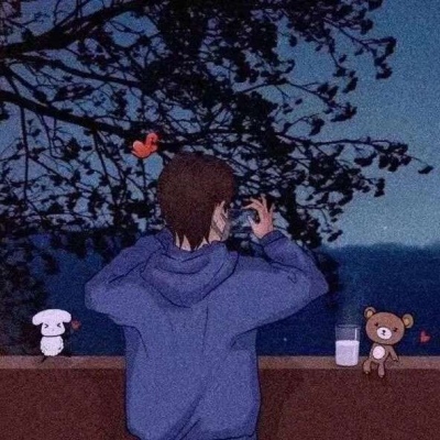 稀有一左一右漫画情头图片