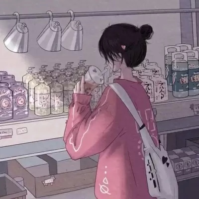最火的抖音便利店情侣头像图片 便利店情头动漫