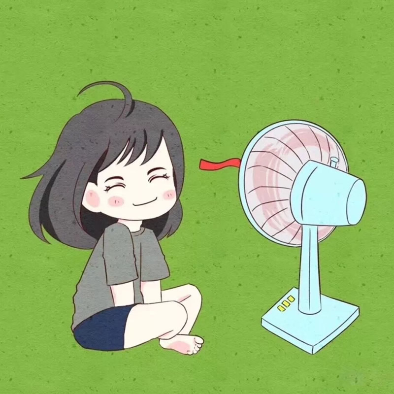 一男一女 呆萌 超清 微信情侣头像可爱动漫