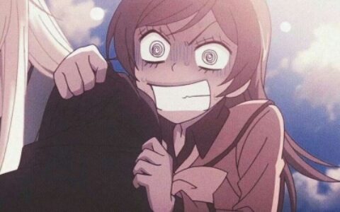 配对 一人一半 情侣头像动漫一男一女