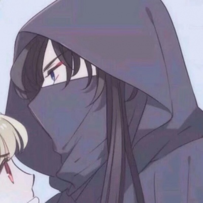 配对 一人一半 情侣头像动漫一男一女