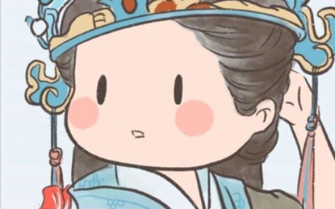 古风情头一男一女可爱头像