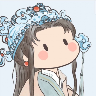 古风情头一男一女可爱头像