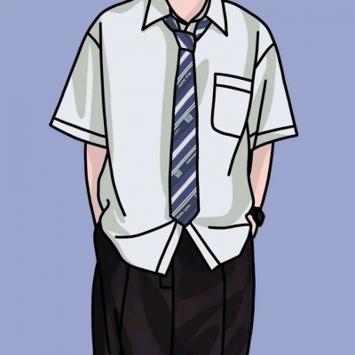 动漫情侣头像jk制服,高清一男一女的jk制服情侣头像图片