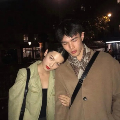 情头真人一男一女超甜,男女互动真的超甜