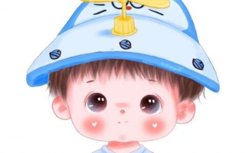 可爱卡通手绘头像萌娃情侣高清图片