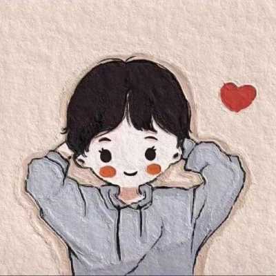 情侣头像绘画可爱高清图片